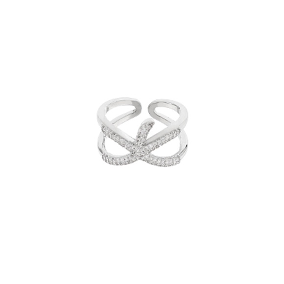 Pave Starfish Open Ring - Picture 1 of 1